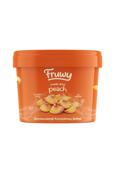Freeze Dried Şeftali Kova (Dondurularak Kurutulmuş Şeftali)