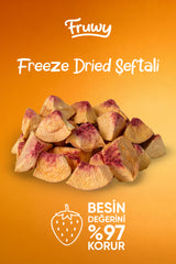 Freeze Dried Şeftali Kova (Dondurularak Kurutulmuş Şeftali)