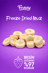 Freeze Dried Muz Kova (Dondurularak Kurutulmuş Muz)