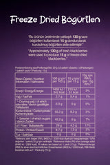 Freeze Dried Böğürtlen Kova (Dondurularak Kurutulmuş Böğürtlen)