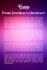 Freeze Dried Muz Çilek Mix Kova (Dondurularak Kurutulmuş Muz Çilek Mix)
