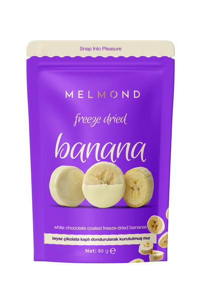 Beyaz Çikolatalı Freeze Dried Muz Draje