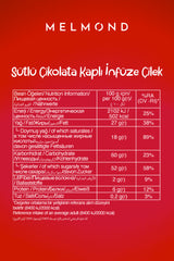 Sütlü Çikolata Kaplı İnfüze Edilmiş Çilek Draje