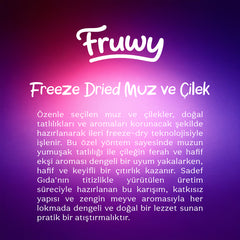 Freeze Dried Muz ve Çilek Mix