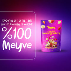 Freeze Dried Muz ve Çilek Mix