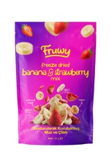 Freeze Dried Muz ve Çilek Mix