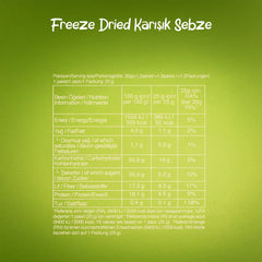 Freeze Dried Sebze Mix