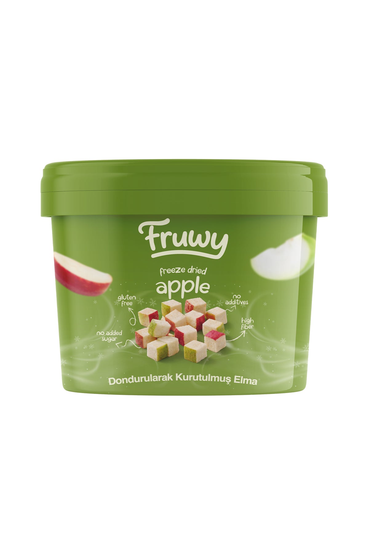 Freeze Dried Elma Kova (Dondurularak Kurutulmuş Elma)