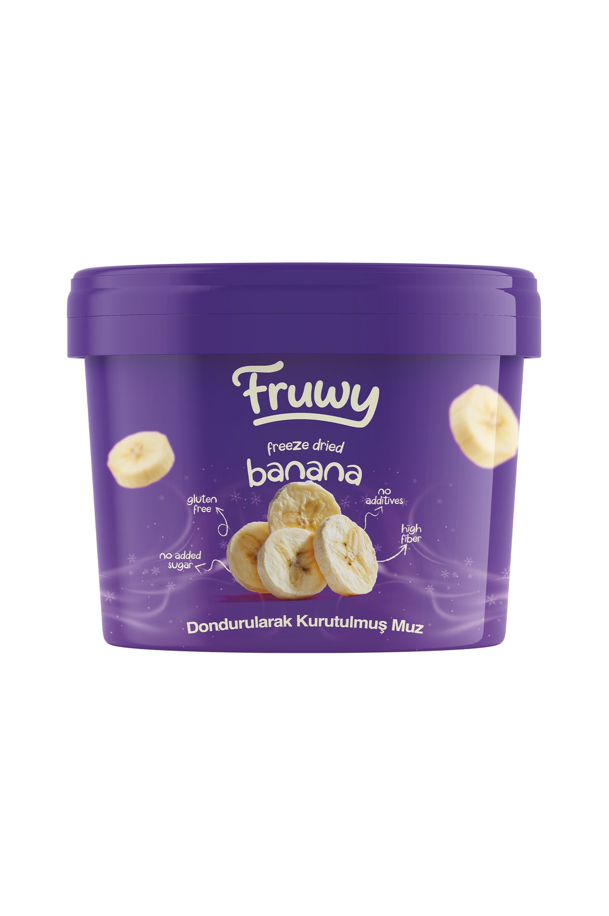 Freeze Dried Muz Kova (Dondurularak Kurutulmuş Muz)