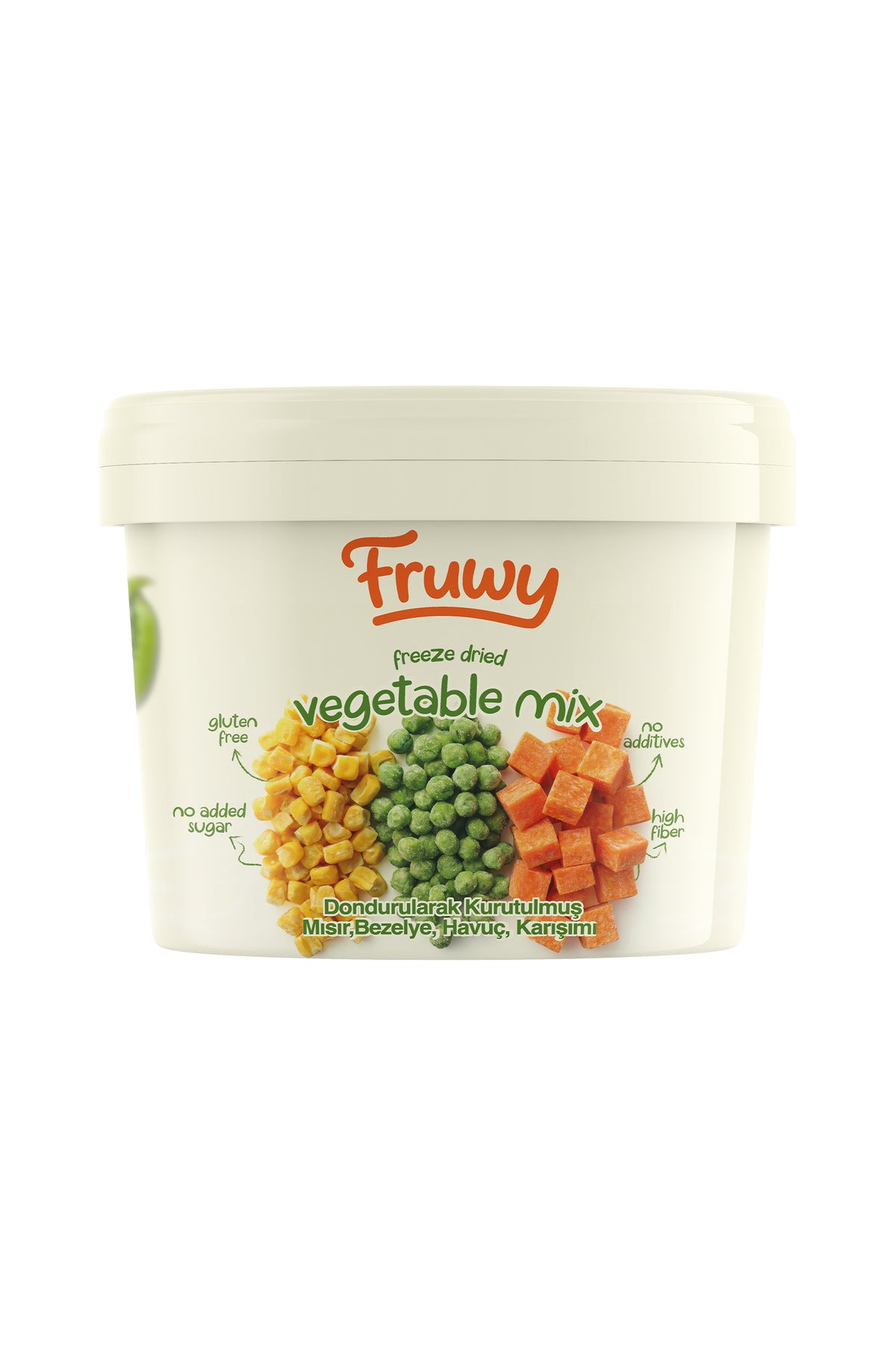 Freeze Dried Sebze Mix Kova (Dondurularak Kurutulmuş Sebze Mix)
