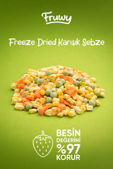 Freeze Dried Sebze Mix Kova (Dondurularak Kurutulmuş Sebze Mix)