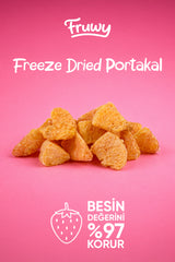 Freeze Dried Portakal Kova (Dondurularak Kurutulmuş Portakal)