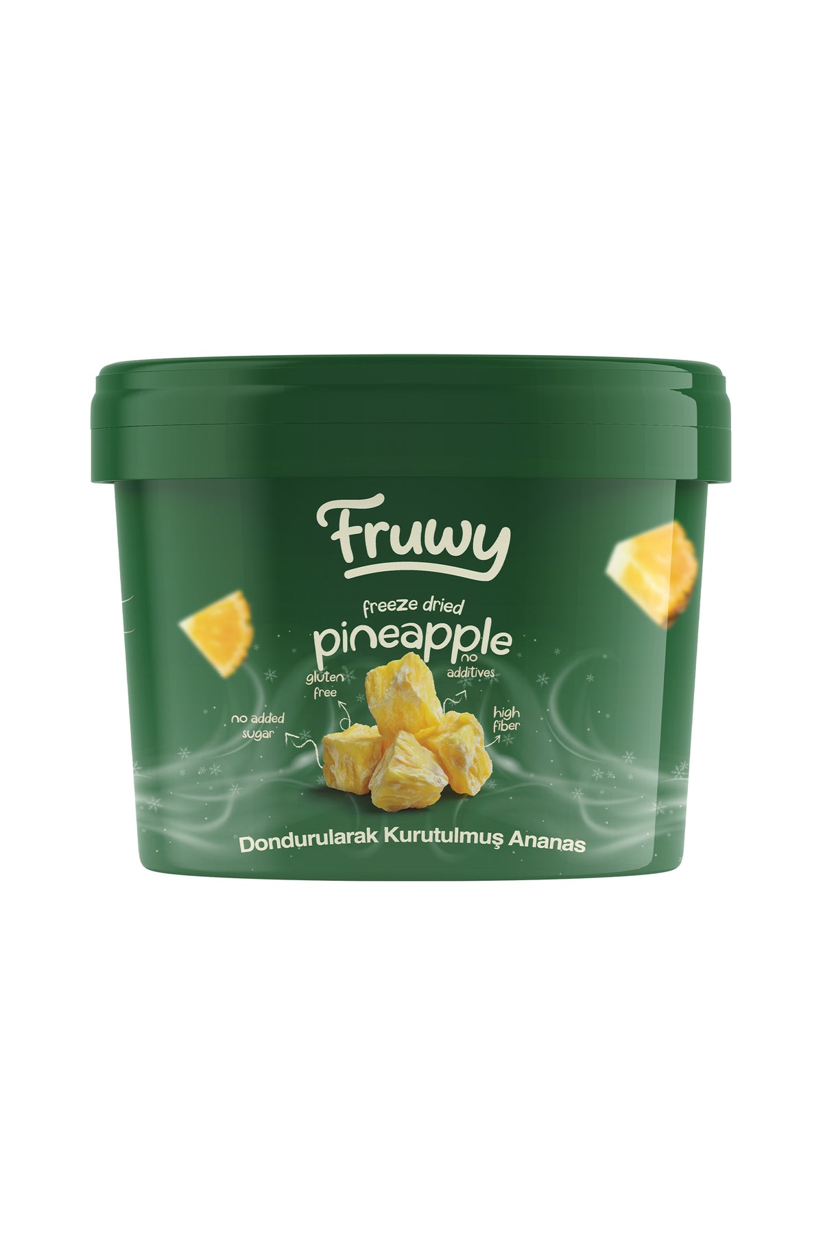 Freeze Dried Ananas Kova (Dondurularak Kurutulmuş Ananas)
