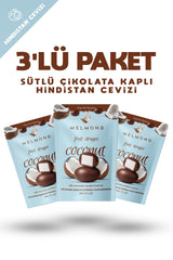 Sütlü Çikolata Kaplamalı Hindistan Cevizi Şerlemesi 3'lü Paket