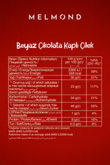 Beyaz Çikolatalı Freeze Dried Çilek Draje