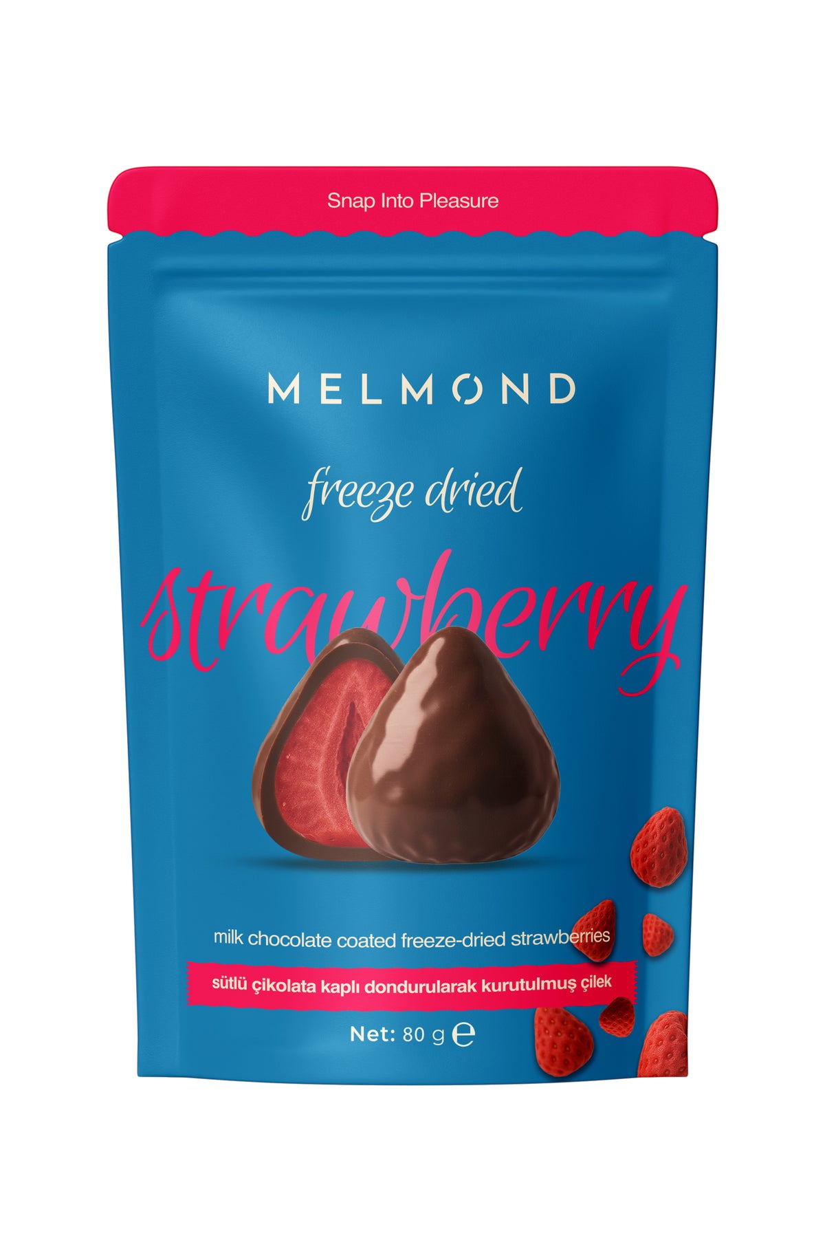 Sütlü Çikolatalı Freeze Dried Çilek Draje