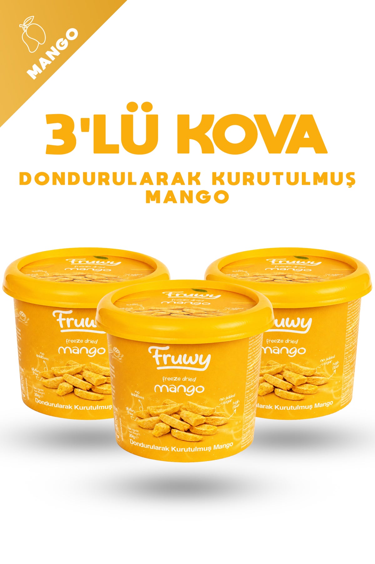 Freeze Dried Mango Kova 3’lü Paket