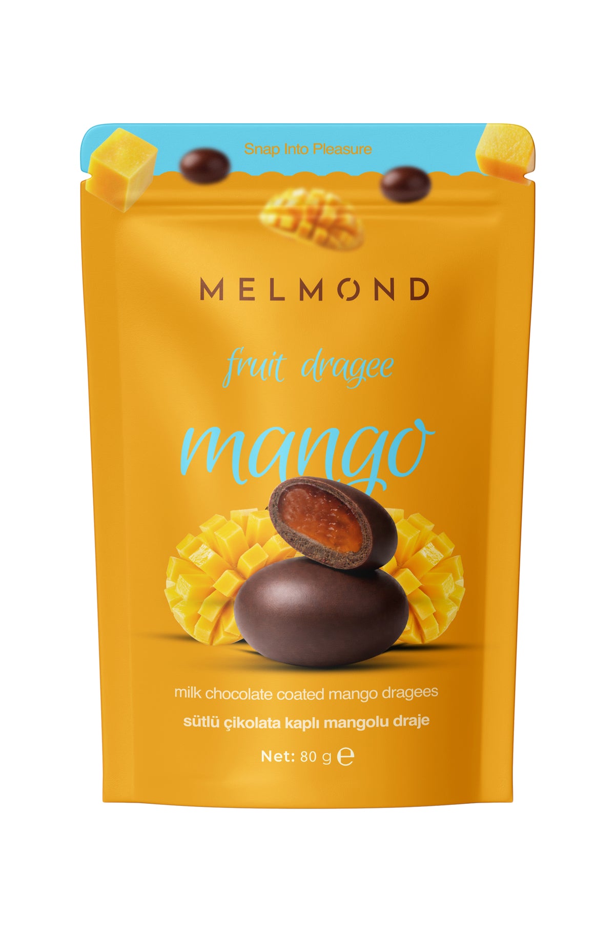 Sütlü Çikolata Kaplamalı Mango Şekerlemesi