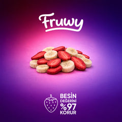 Freeze Dried Muz ve Çilek Mix