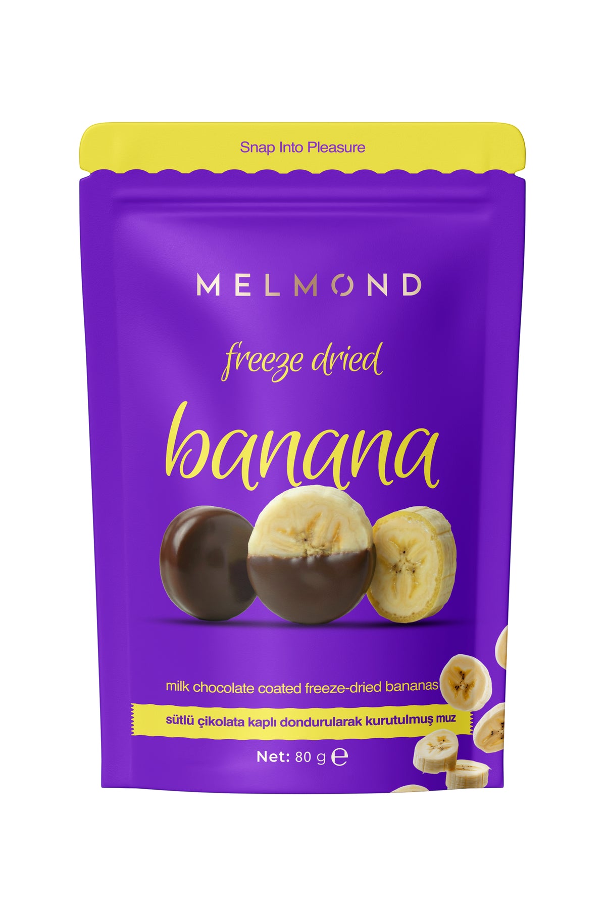Sütlü Çikolatalı Freeze Dried Muz Draje